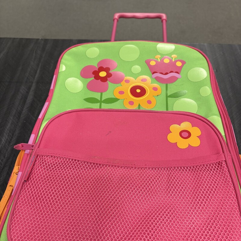 Pink Flower Suitcase