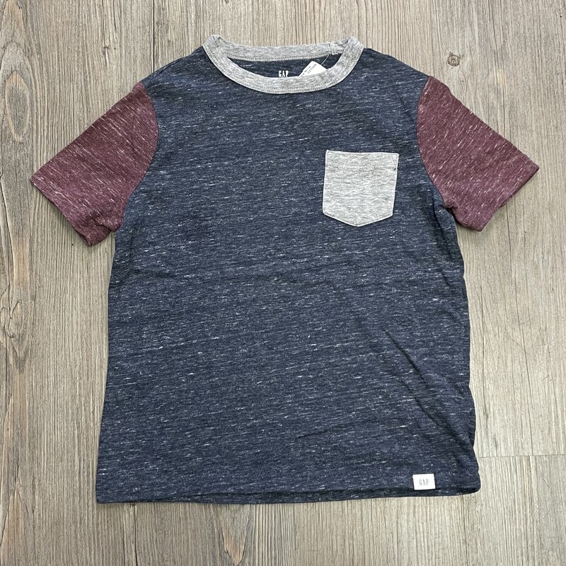 Gap Tee, Navy, Size: 4-5Y