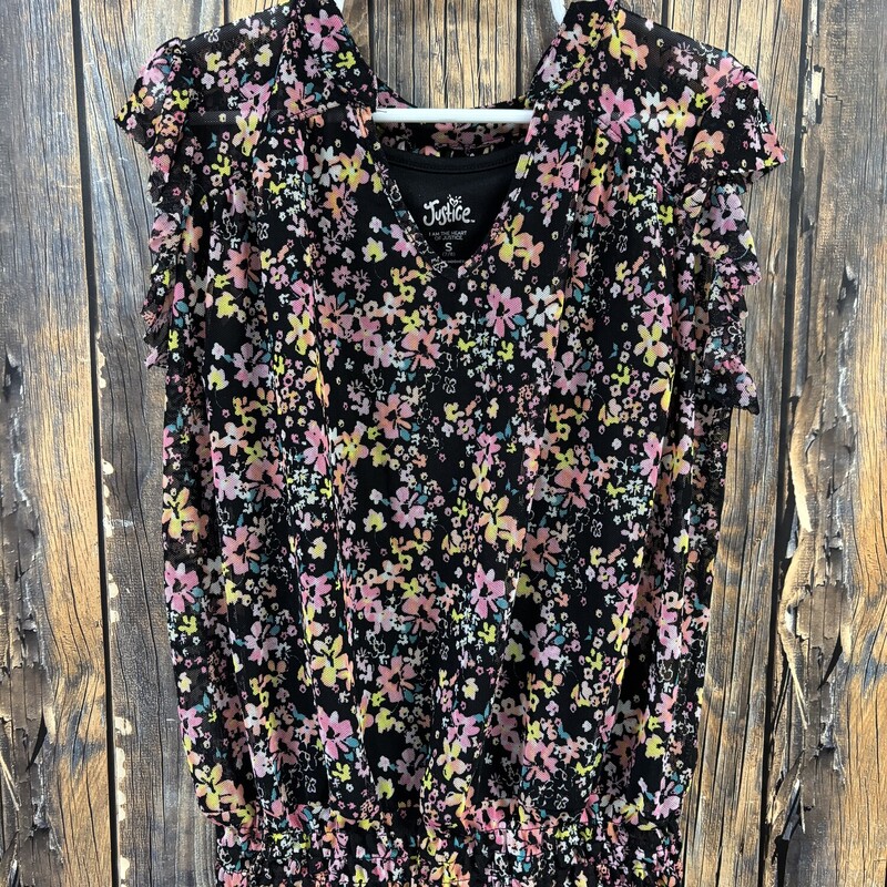 Floral Justice Tank, Size: S 7/8