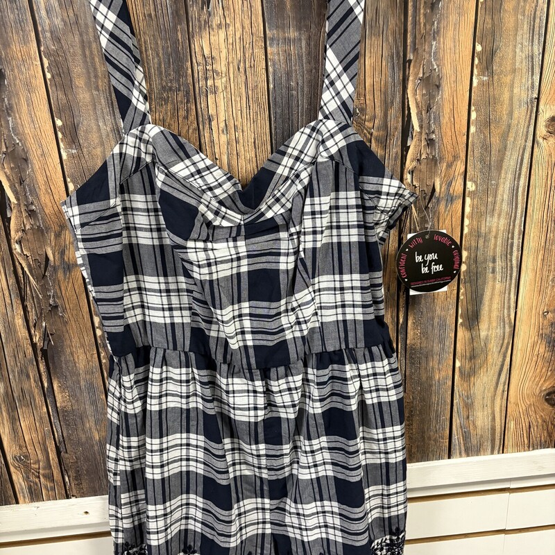 Nwt Check Sun Dress, Size: Large