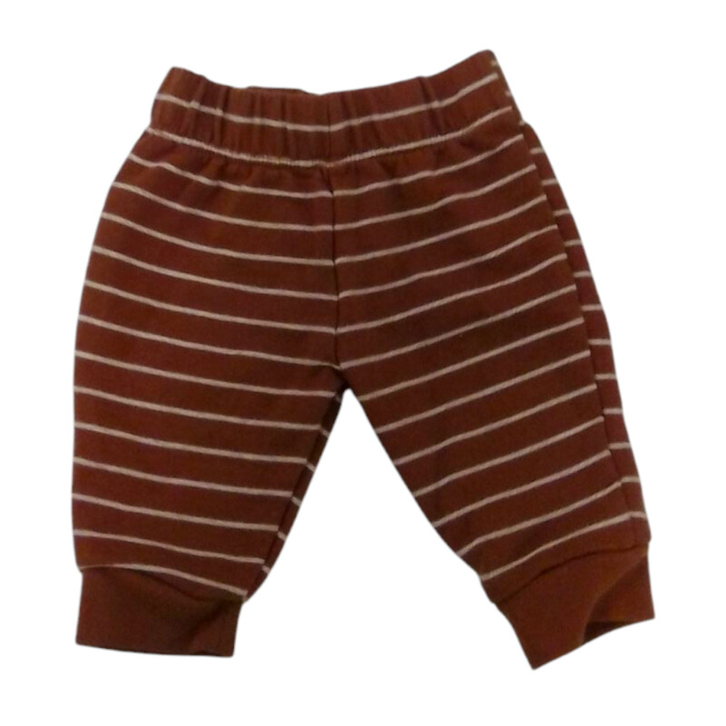 Pants: Brown/White Stripe