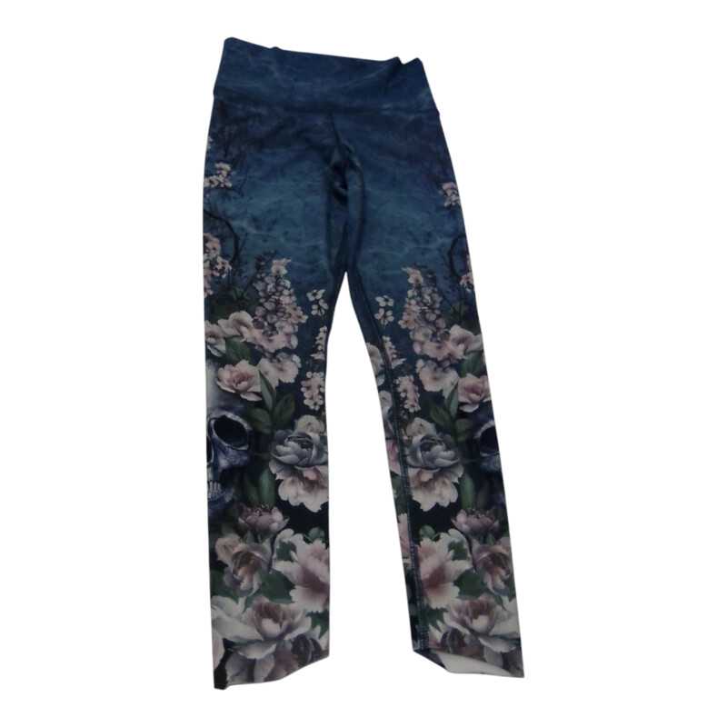Pants: Blue/Flowers