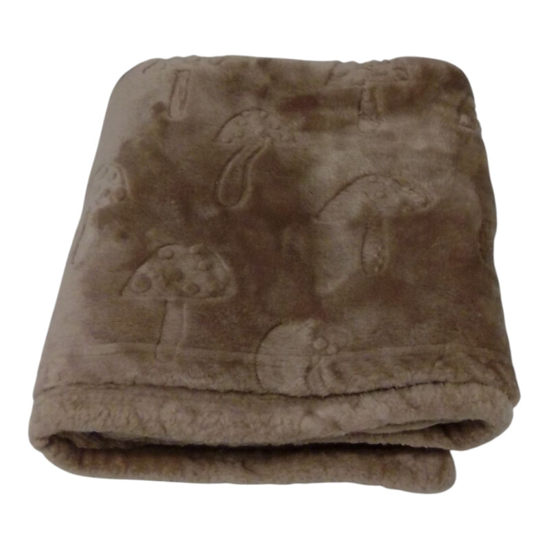 Blanket:Brown/Mushrooms