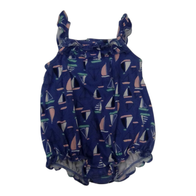 Romper: Sail Boats