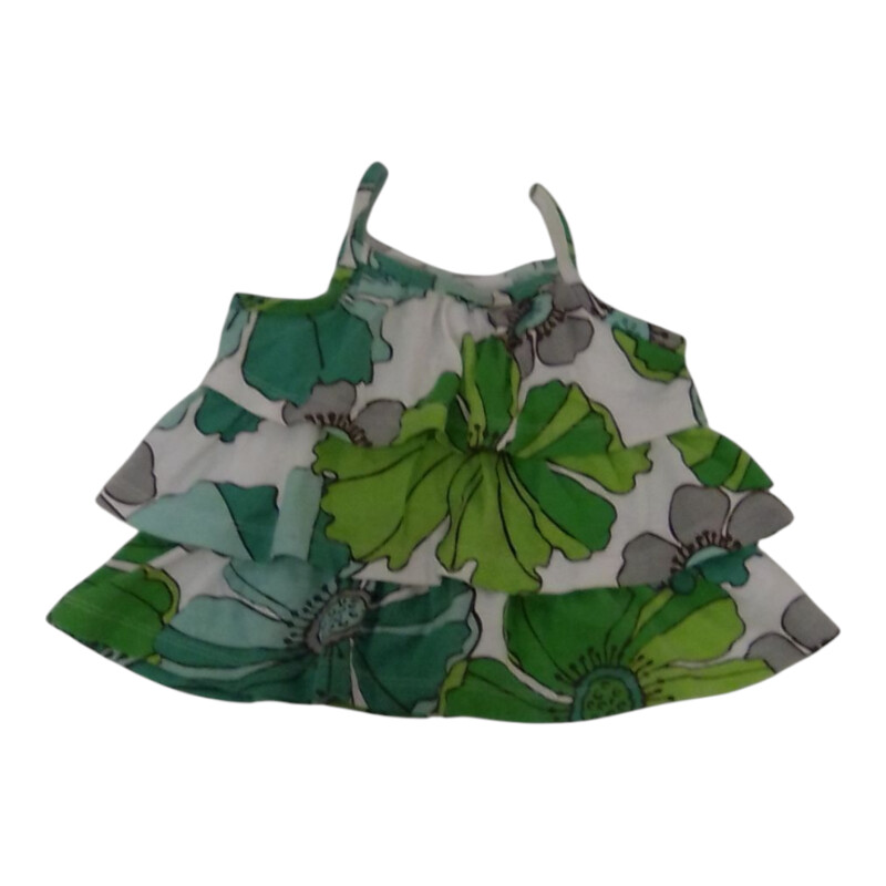 Tank: Teal/Green Flowers