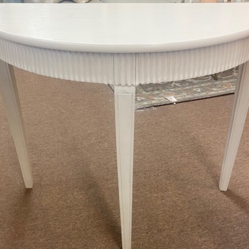 Demilune Wood Table
