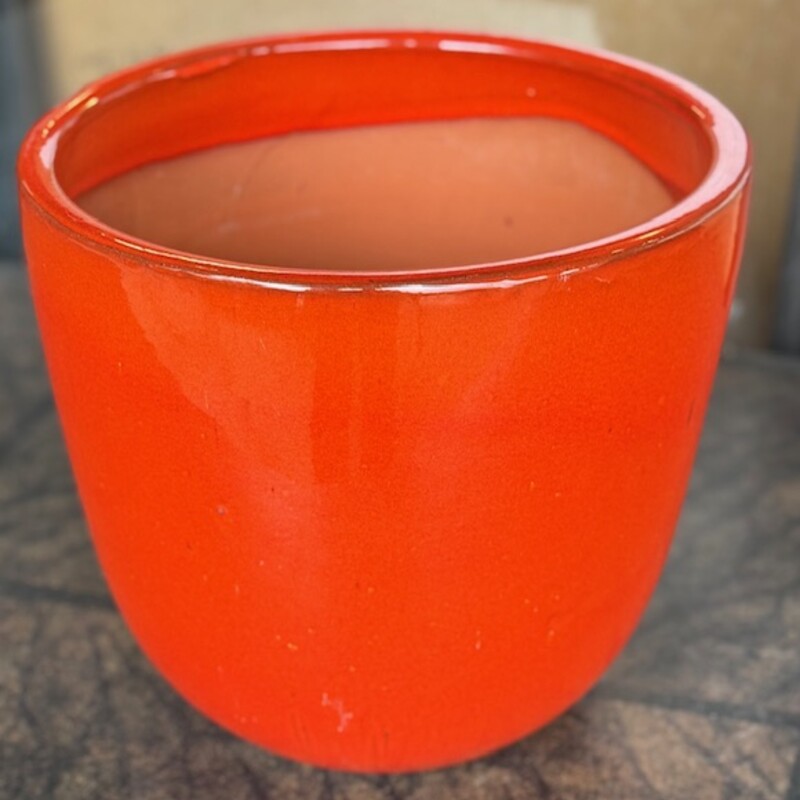 Terracotta Orange Pot