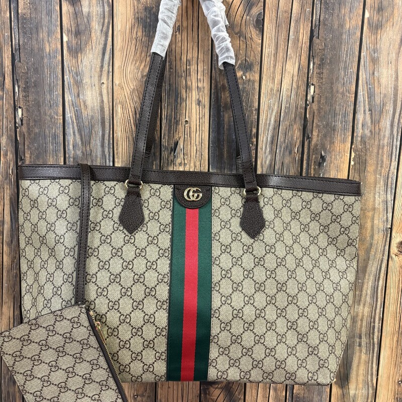 Designer Tote Bag W Pouch