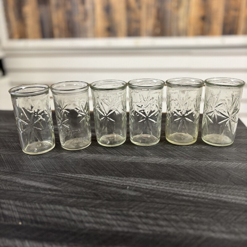 Mini Glass Set (6PC), Size: 2x4 IN