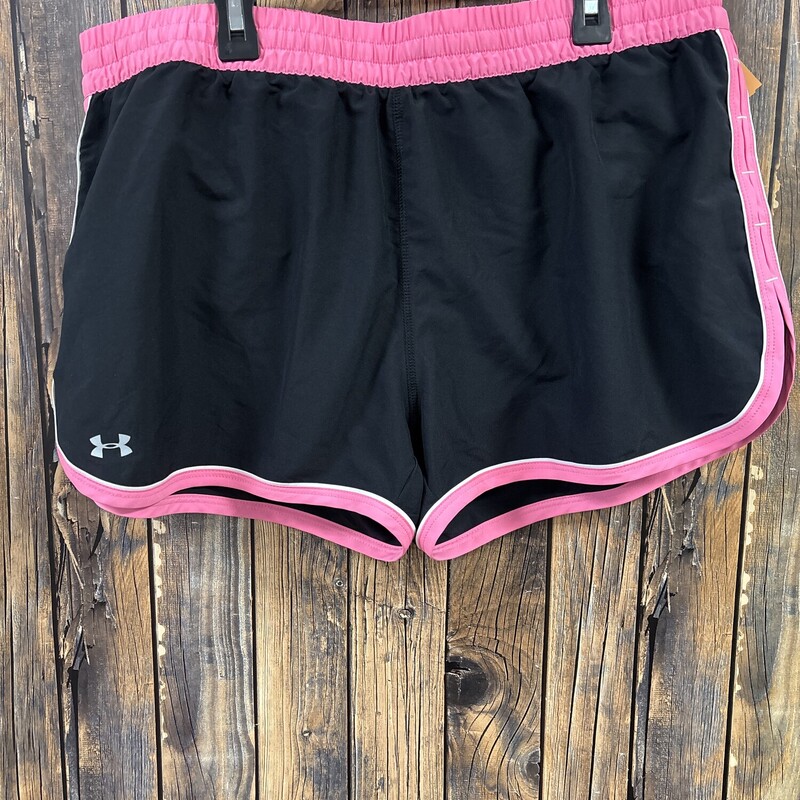 Pink & Black UA Shorts