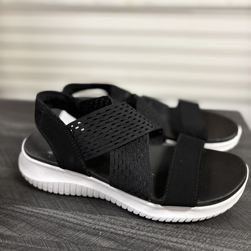 Black Skechers Sandals