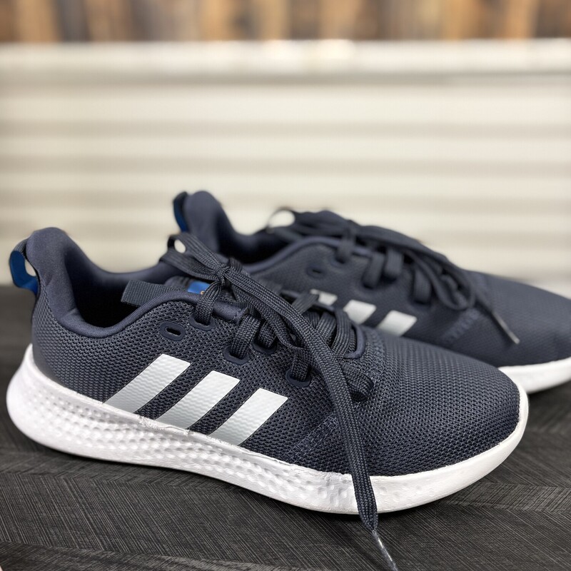 Blue Adidas Tennis Shoes