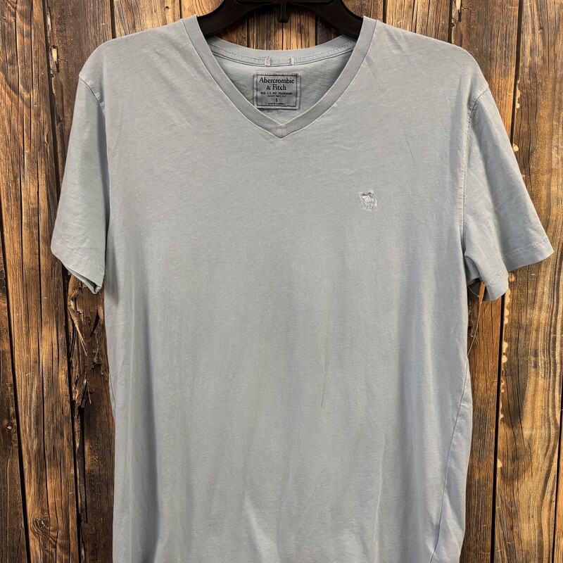 Blue A&F V Neck Tee