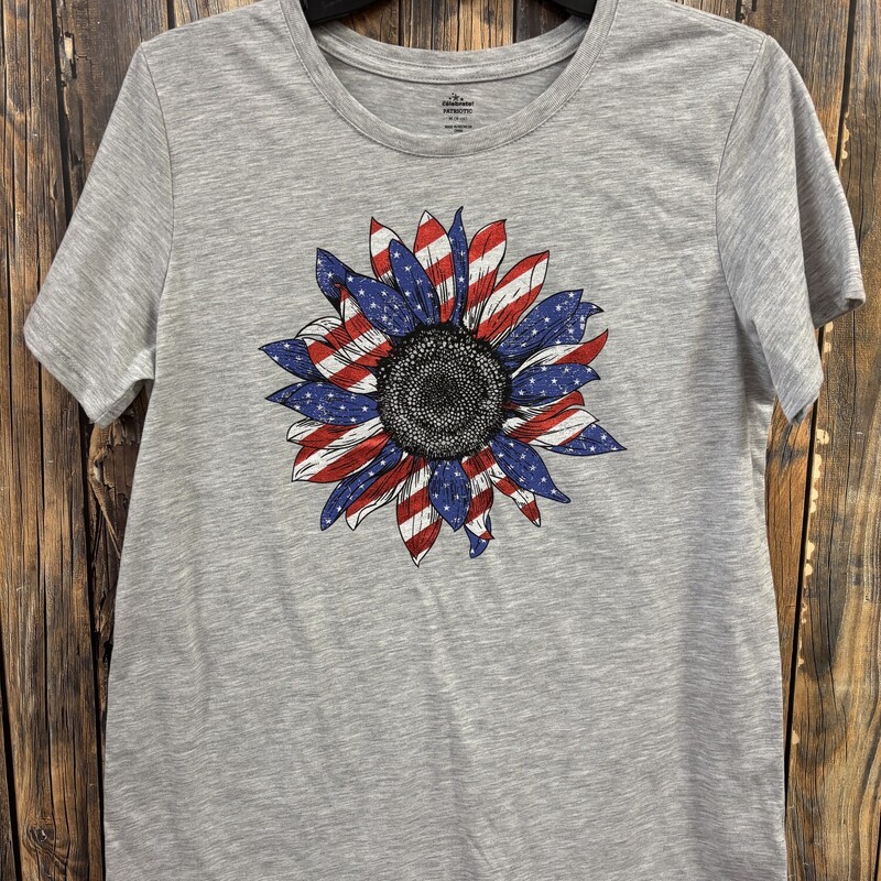 Patriotic Sunflower Tee