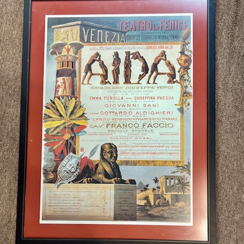 Aida Opera Giuseppe Repro