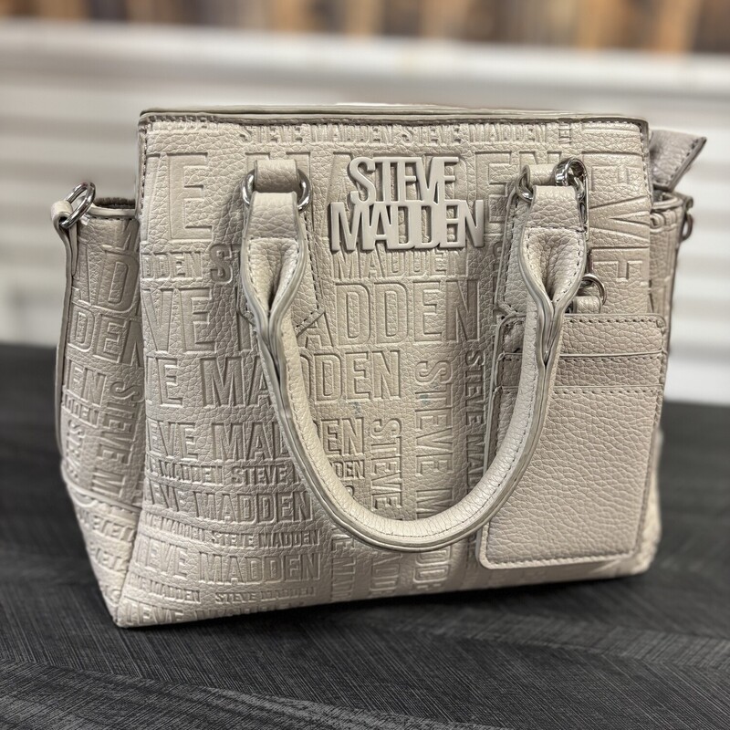 Cream Steve Madden Purse