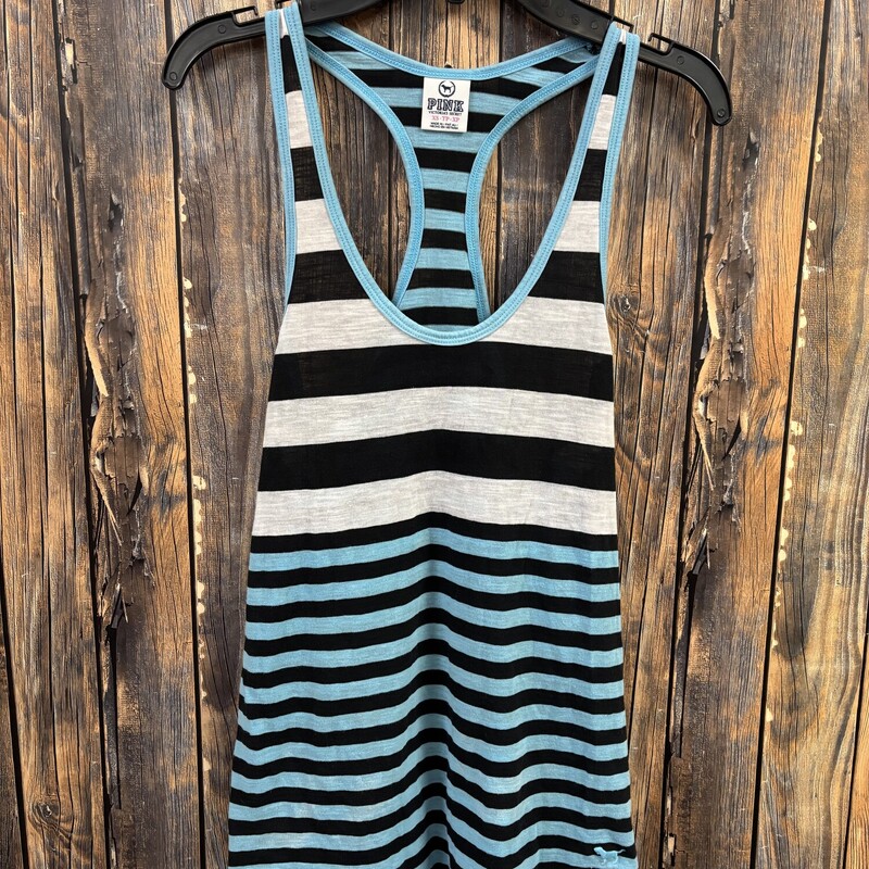PINK Black & Blue Tank, Size: XS