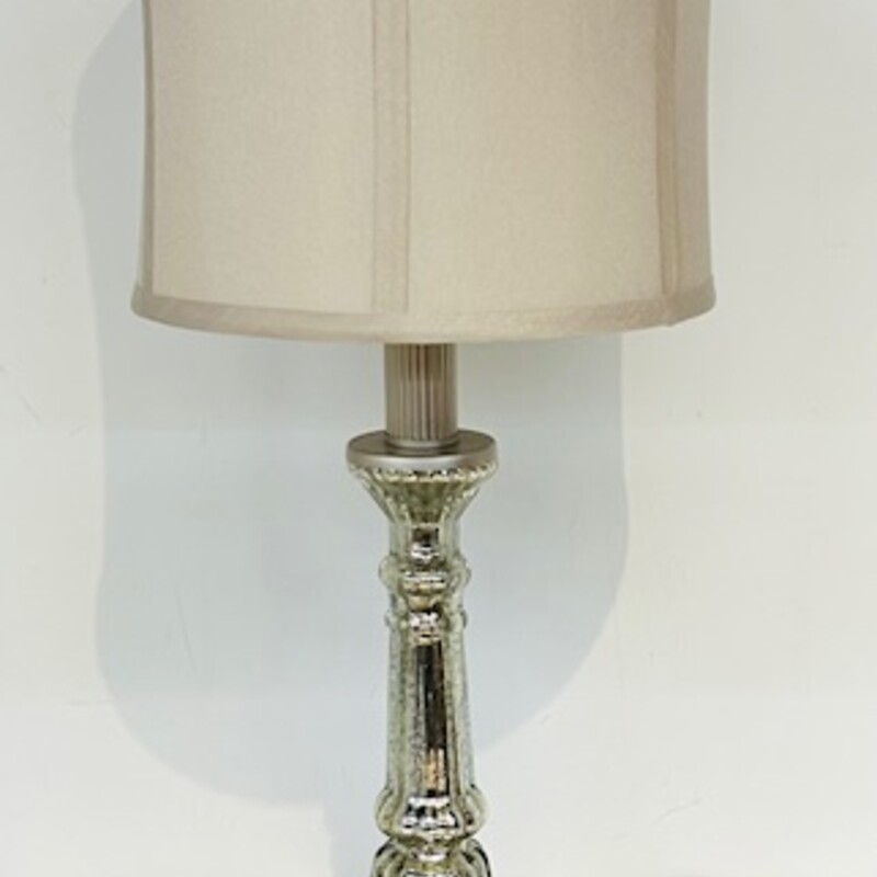 Mercury Glass Base Lamp