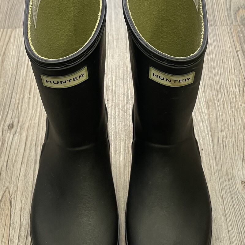Hunter Rain Boots, Black, Size: 13-1Y