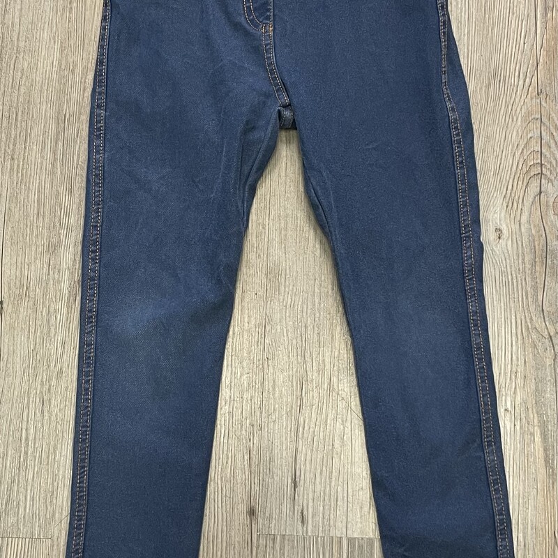 Zara Girls Legging, Blue, Size: 5-6Y