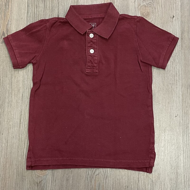 Gap Polo, Maroon, Size: 4-5Y