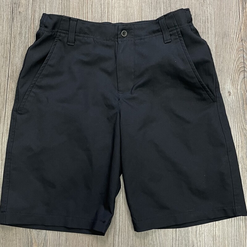 Under Armour Shorts, Black, Size: 10-12Y