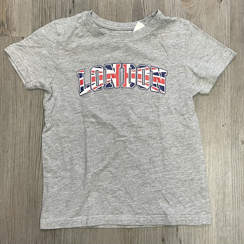 Primark Tee, Grey, Size: 8-9Y