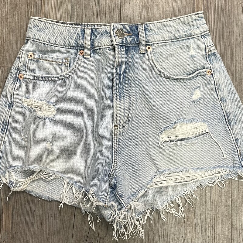 Garage Festival Denim Shorts, Blue, Size: 0 Ladies