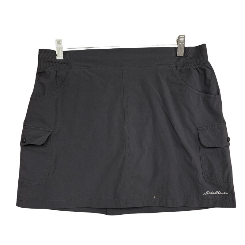 Eddie Bauer Skorts, Grey, Size: L