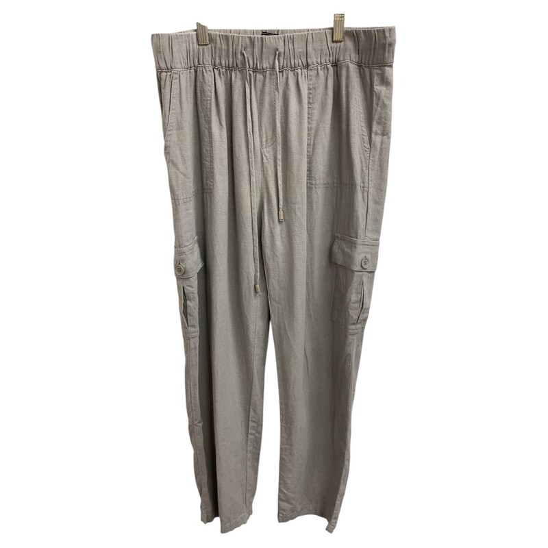 Rachel Roy Linen, Grey, Size: M