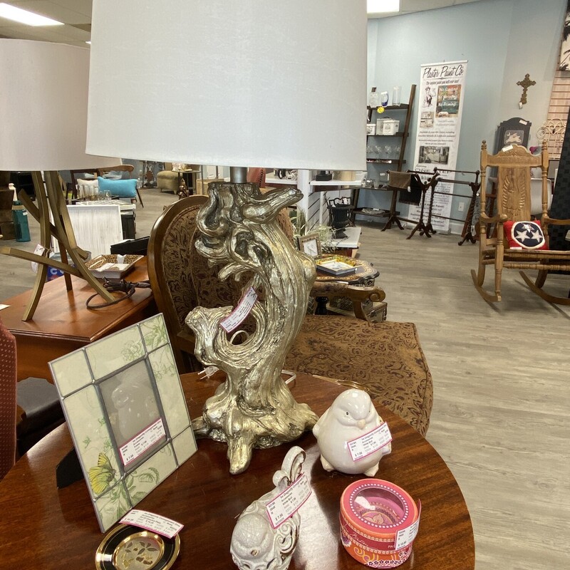Gold Stump Lamp