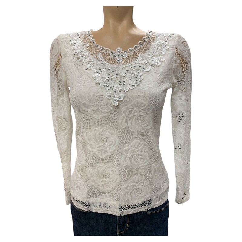 Ying Bo Lan, White, Size: M