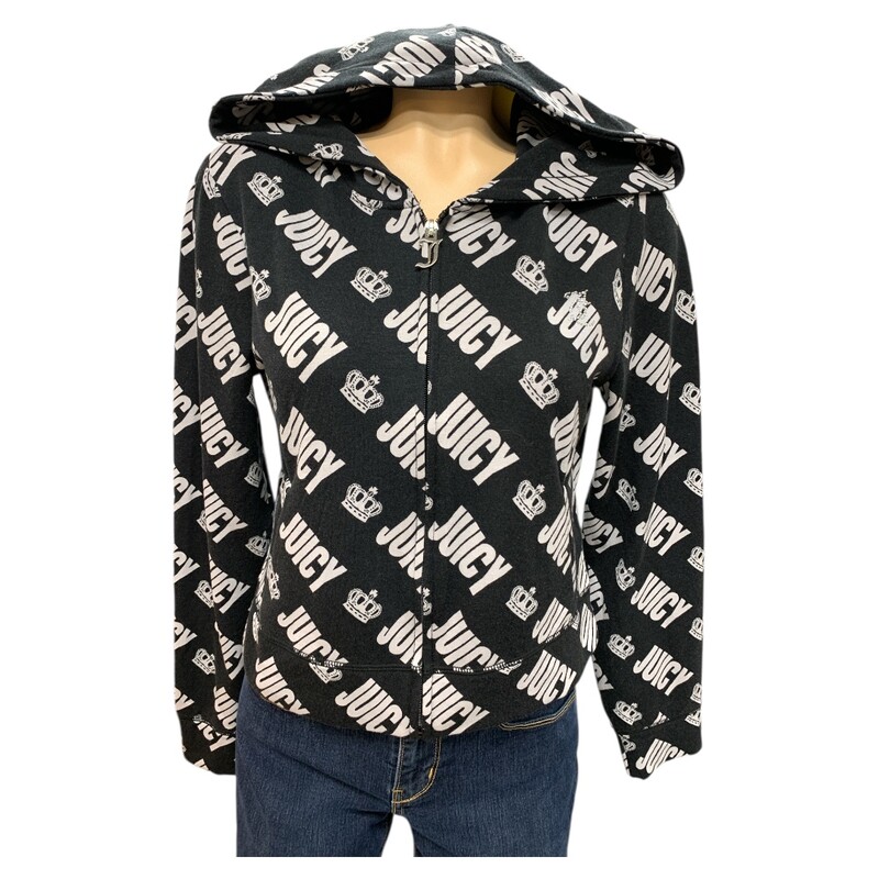 Juicy Couture, Blk/whit, Size: L