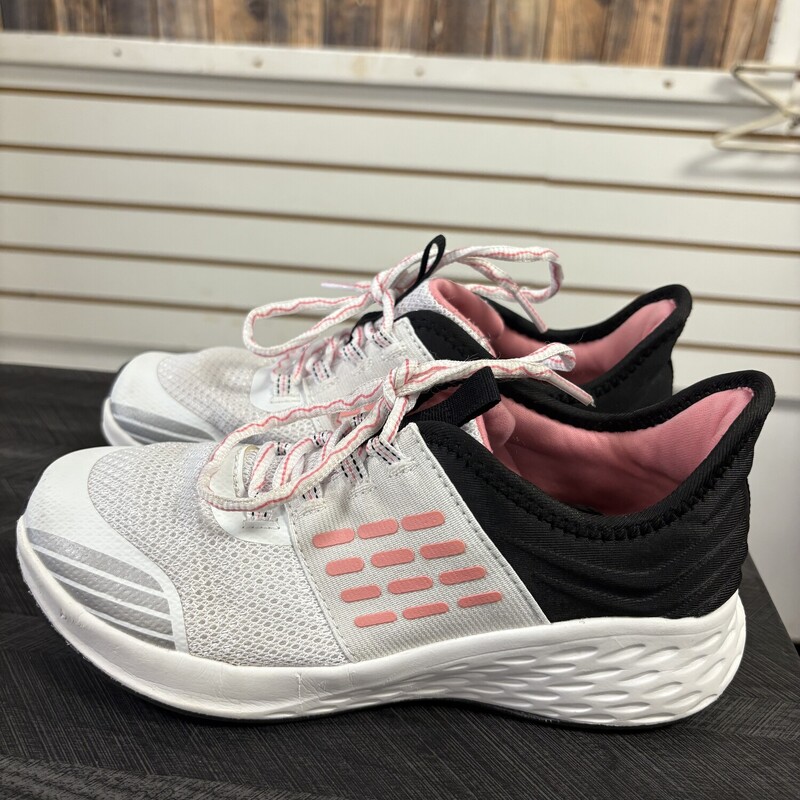White/pink/black Shoes