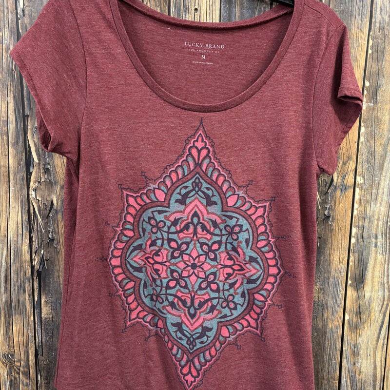 Lucky Brand Floral Top, Size: M
