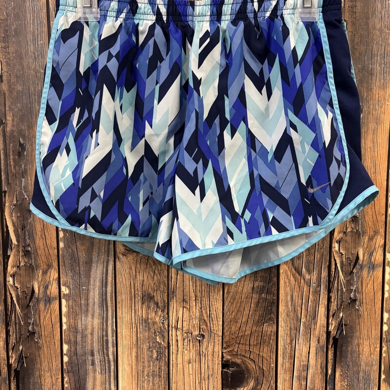 Blue Geometric Nike Short