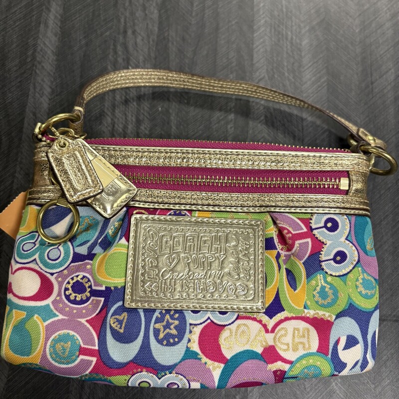Coach Poppy Wristlet
