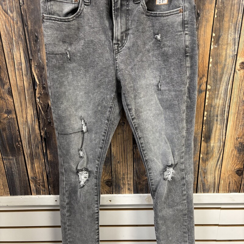 Grey Aero Distressed Jean