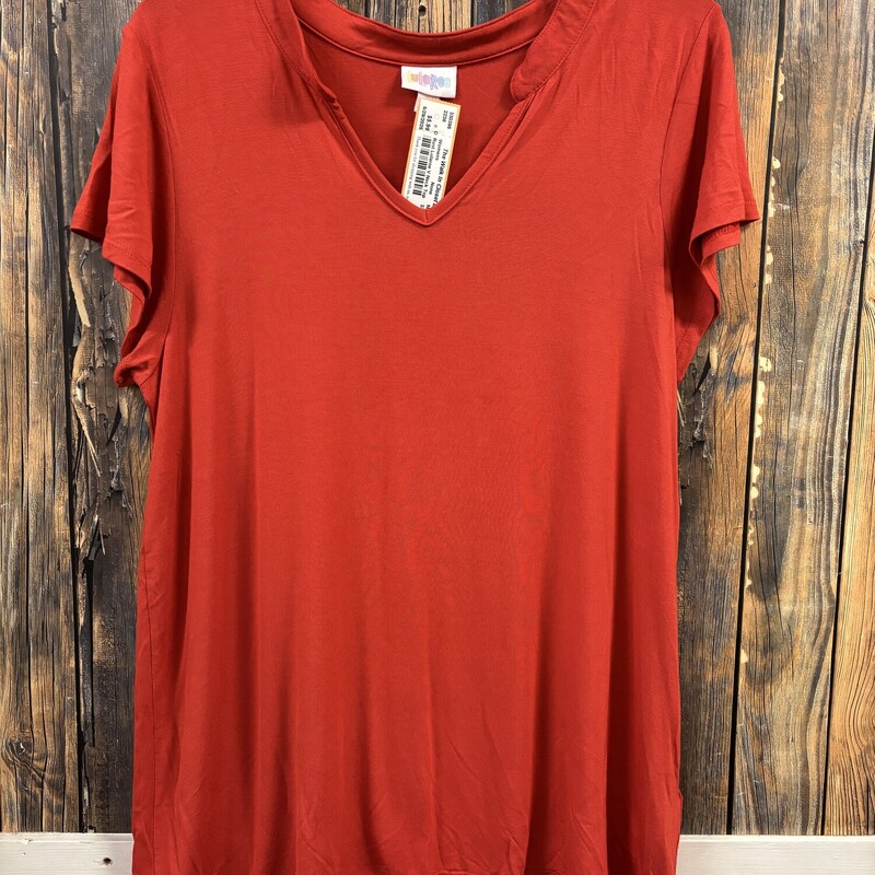 Rust Lularoe V Neck Top
