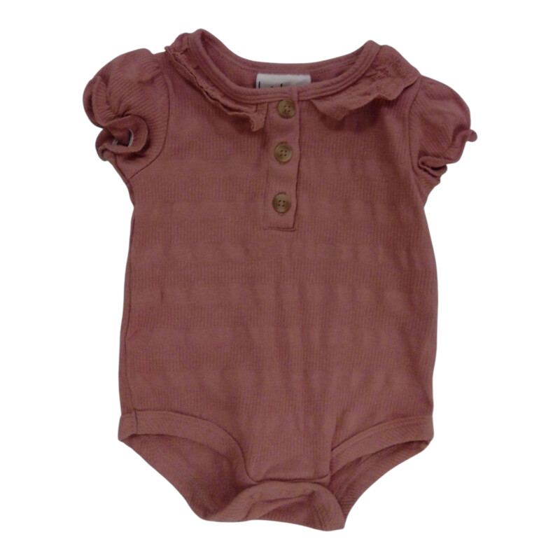 Onesie: Salmon W Lace