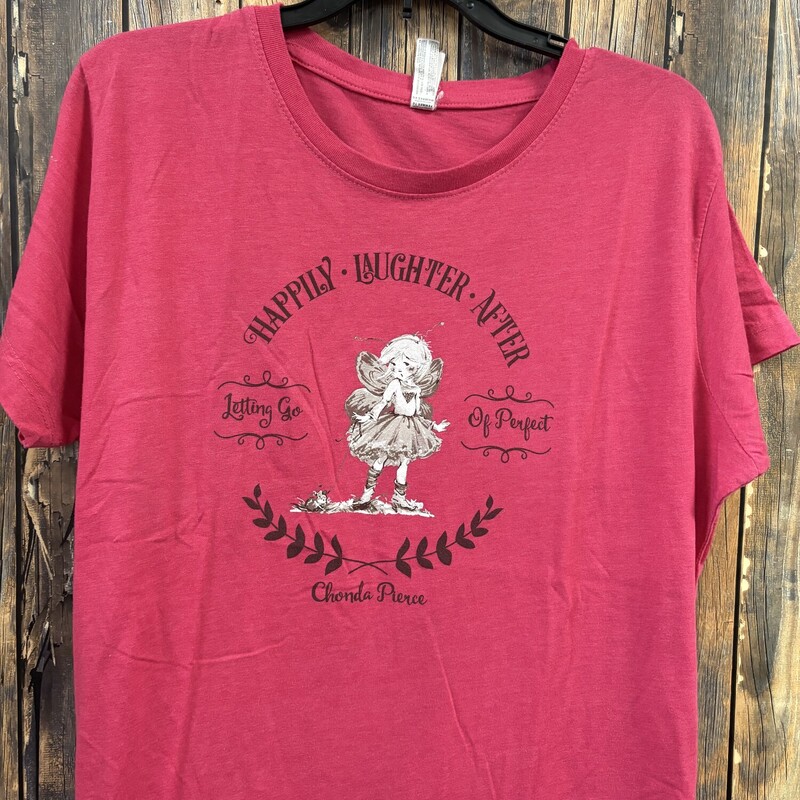 Pink Happily Laughter Tee, Size: Xl