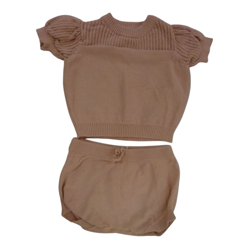 2pc Outfit Orange Knit