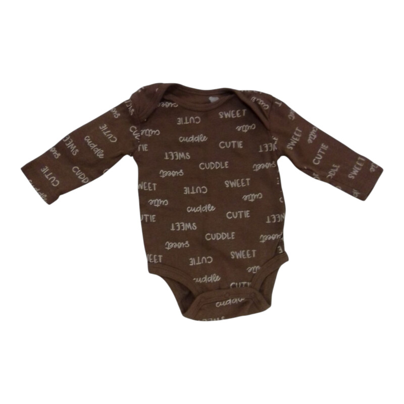 LS Onesie: Brown Cuddle