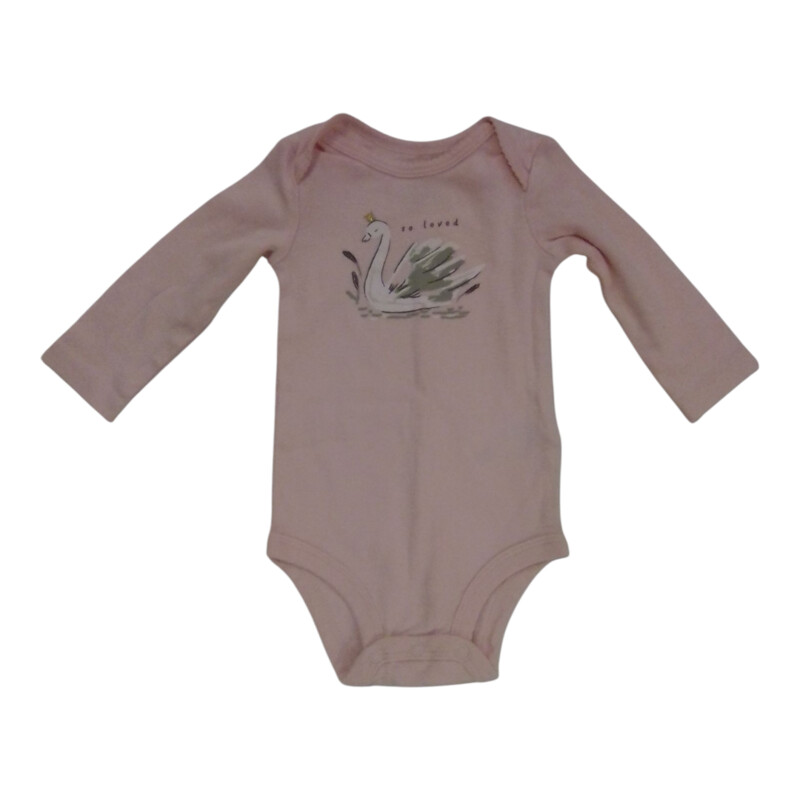 LS Onesie: So Loved Swan
