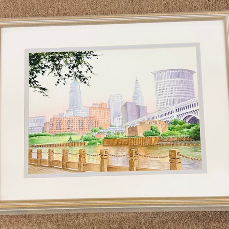 Watercolor Cle Print