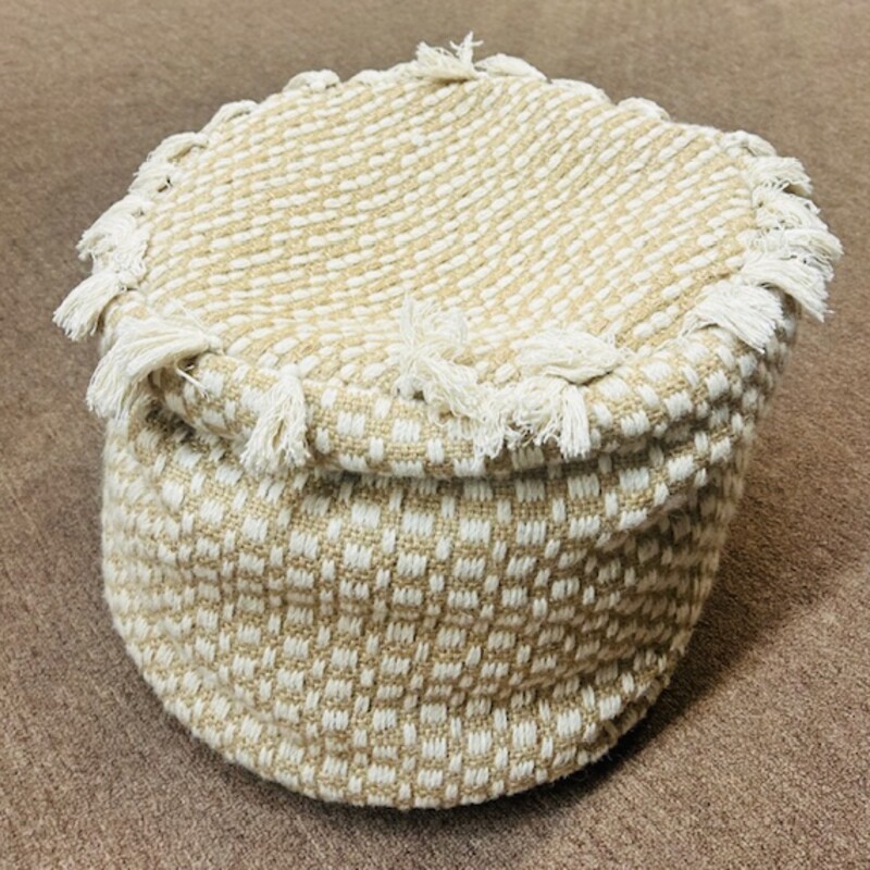 Boho Round Tassel Pouf