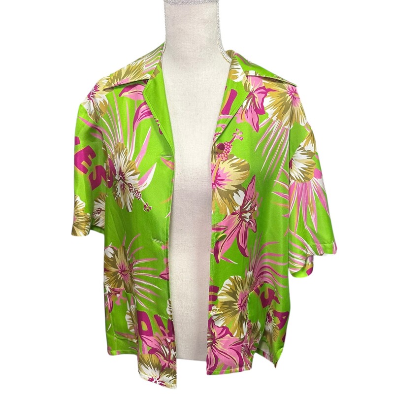 Gucci Silk Button Down Floral Green

Size:40

In excellent condition. New with tags.