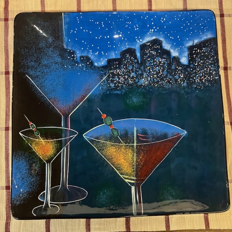 Manhattan Martini Platter