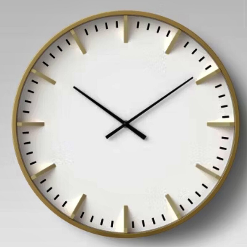 Raised Markers Wall Clock