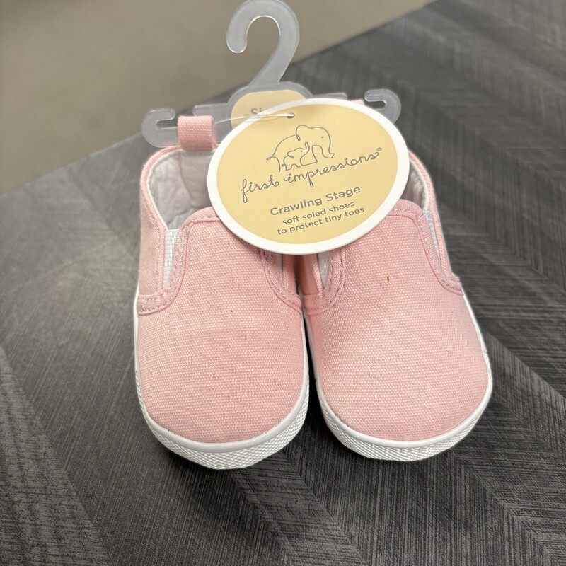NWT Pink Shoes, Size: 0
** Size 0 Up to 2 Months **